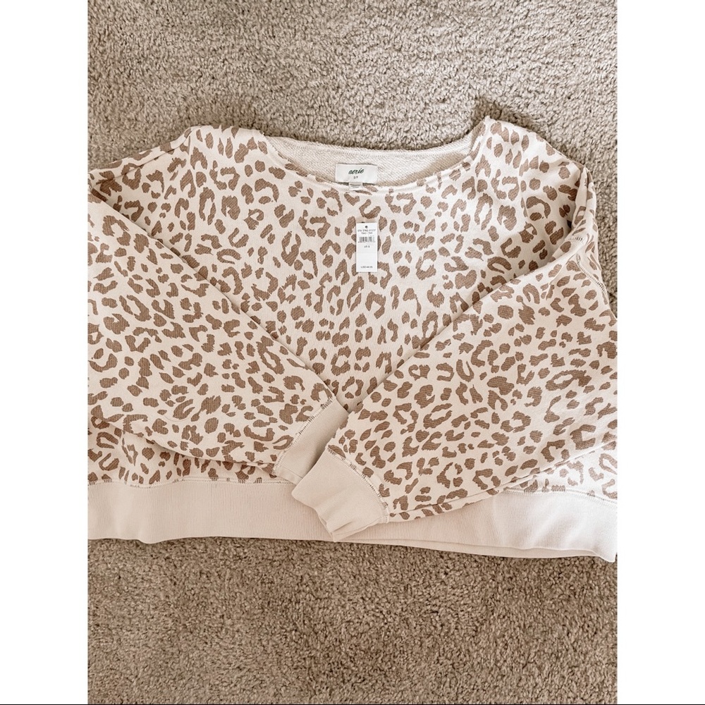 AERIE SANDY FLEECE SWEATSHIRT